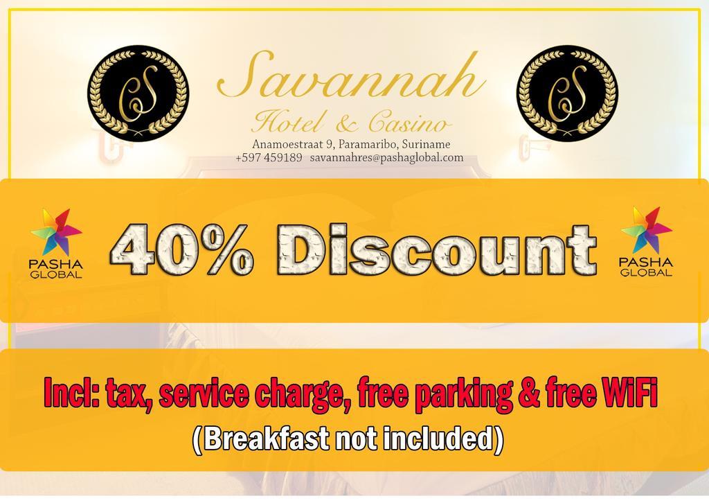 Savannah Hotel & Casino Paramaribo Buitenkant foto